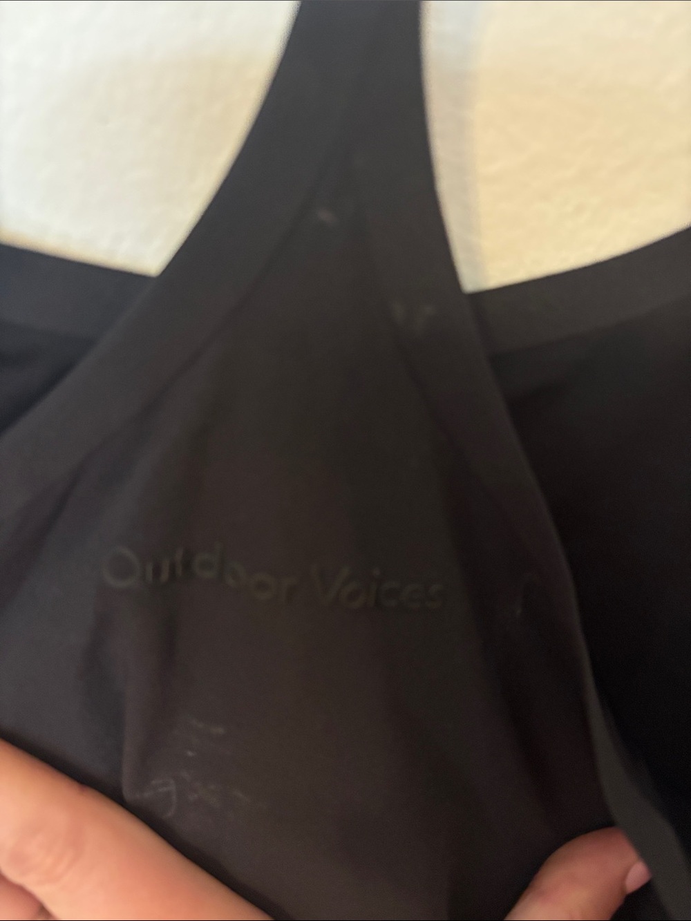 Outdoor Voices Black Slip Dress with Strappy Back - Picture 3 of 6